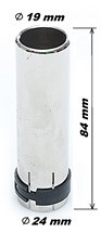Копия Сопло MIG-36KD d=19mm, L=84mm, цилиндрическое - фото 2 - id-p54158545