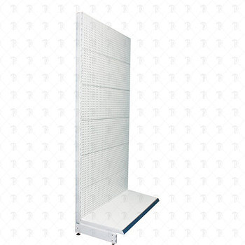 Стеллаж металлический с перфорацией для крючков 2500х1000х500