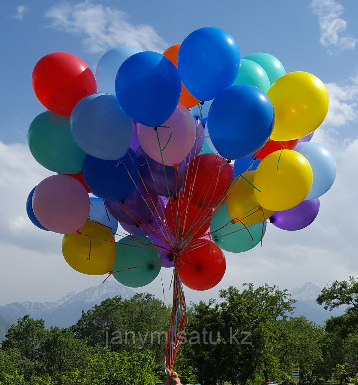 Однотонные, разноцветные шары 12 дюймов - фото 2 - id-p54417834