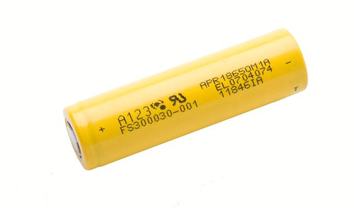 LiFePO4 3.2V, A123 APR18650M1-A, 1100 мАч (аккумулятор литий-железо-фосфатный)