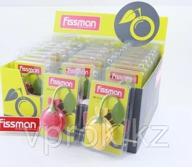 7714 FISSMAN Силиконовый фильтр для заваривания чая в форме лимона или клубники