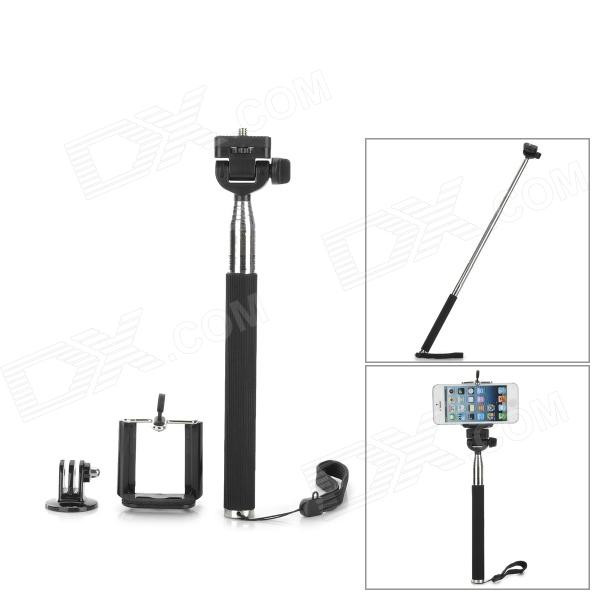 3-в-1 монопод для мобильного телефона, камеры и GoPro