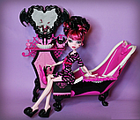 Набор с куклой Monster High Ванная Дракулауры Powder Room Drakulaura, фото 7