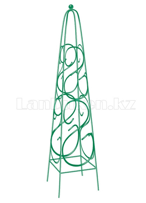 Пирамида садовая декоративная для вьющихся растений, 112,5 х 23 см, квадратная 69126 (002)