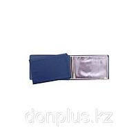 Визитница карманная Panta Plast на 24 визитки, разм.7х11,5 см, темно-синяя