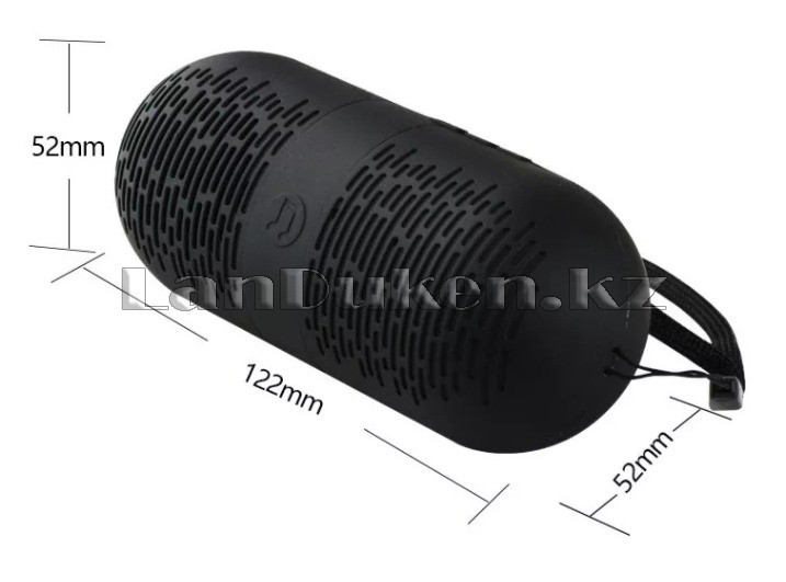 Портативная Bluetooth колонка (Music Y-1) черная - фото 2 - id-p54244935