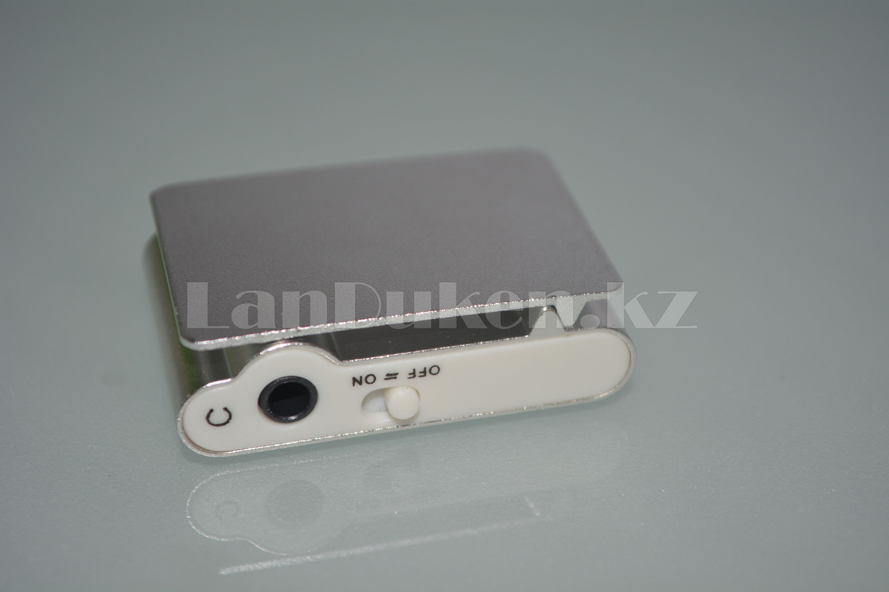 MP3-плеер мини AF-093 на клипсе (серебристый) - фото 3 - id-p54297150