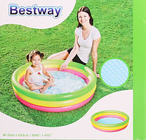 Детский надувной бассейн "РАДУГА" (102*25 см) 51104