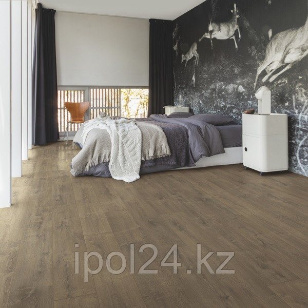 Виниловый ламинат Quick-Step Balance Click Дуб бархатный коричневый