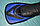Ласты тренировочные для плавания синие GF-00293, фото 2