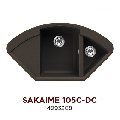 Кухонная мойка Omoikiri Sakaime 105C-DC 4993208 Tetogranit/Темный Шоколад - фото 1 - id-p54349369