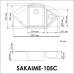 Кухонная мойка Omoikiri Sakaime 105C-EV 4993210 Tetogranit/Эверест - фото 2 - id-p54349431