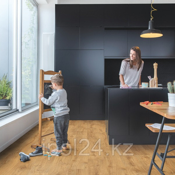 Виниловый ламинат Quick-Step Pulse Click Дуб осенний медовый