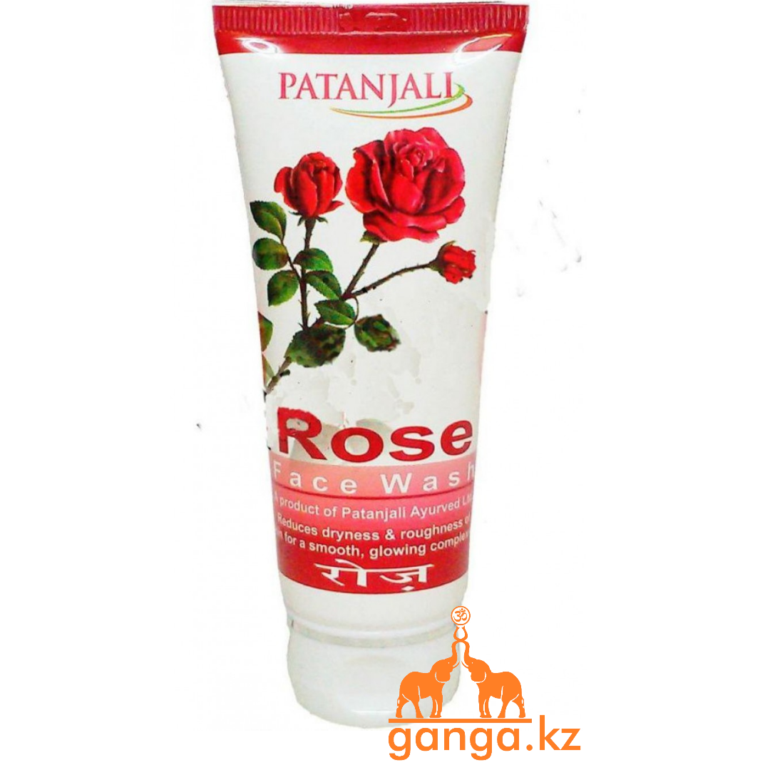 Гель для умывания Роза (Rose Face Wash PATANJALI), 60мл.