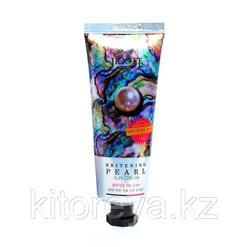 Jigott Brightening Pearl Sun Cream SPF 50 Солнцезащитный крем с жемчужной пудрой