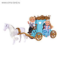 Кукла "Еви и Тимми в карете" 12 см 5738516
