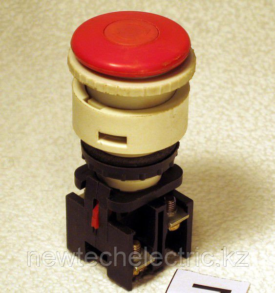 Кнопка ВК43-21-11110 (цилиндр красный) - фото 1 - id-p3709602