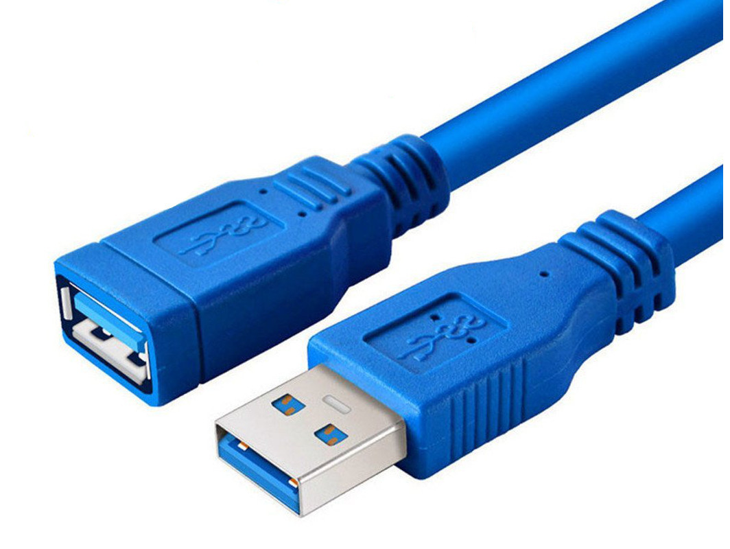 Шнур штекер USB A 3.0- гнездо USB A 3.0 1,5M удлинитель