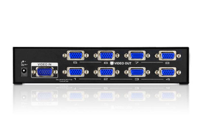 Сплиттер (разветвитель) VGA 8 выходов 200MHz VGA-2008