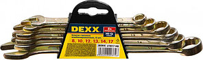 Набор ключей комбинированных DEXX 8-22 мм 8 шт 