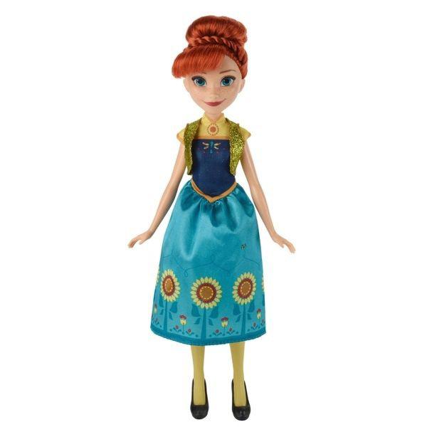 DISNEY FROZEN КУКЛА АННА В МОДНОМ ПЛАТЬЕ