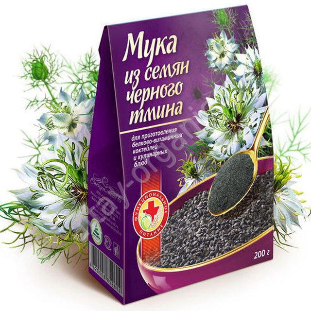 Мука из семян черного тмина, 200 гр