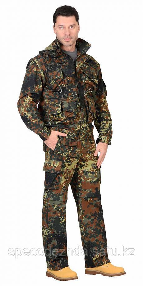 Костюм "Тигр"  для охоты и рыбалки куртка, брюки (тк. Рип-стоп 210) КМФ Флектарн