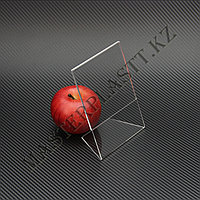 Менюхолдер L-образный A6, односторонний, вертикальный. Тейбл-тент, подставка под меню из акрила