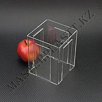 Менюхолдер четырехсторонний А6, вертикальный. Тейбл-тент, подставка под меню, холдер из акрила