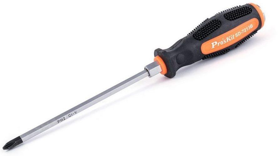 Отвертка ударная крестообразная PH2х150мм Pro`skit SD-7213B