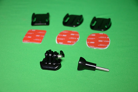 Набор плоских и изогнутых клеящихся платформ GoPro Flat + Curved Adhesive Mounts, фото 2