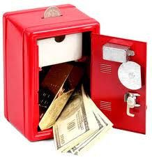Копилка «Металлический мини сейф»