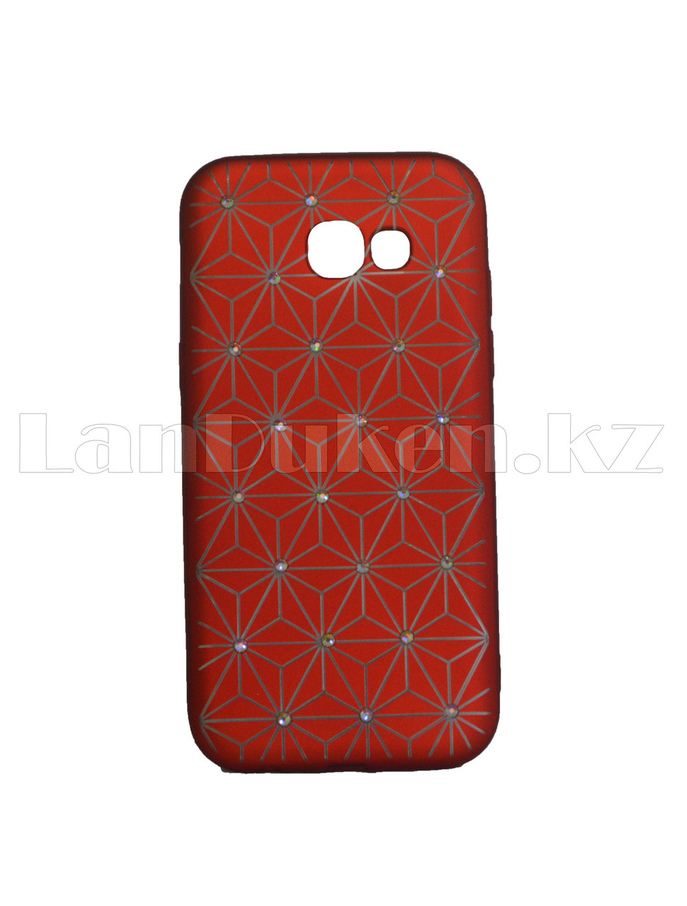 Чехол для смартфона Samsung SM A520 Galaxy Remax со стразами красный