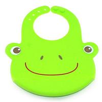 9531 FISSMAN Нагрудник "ЛЯГУШКА" большой 29x23 см (силикон)