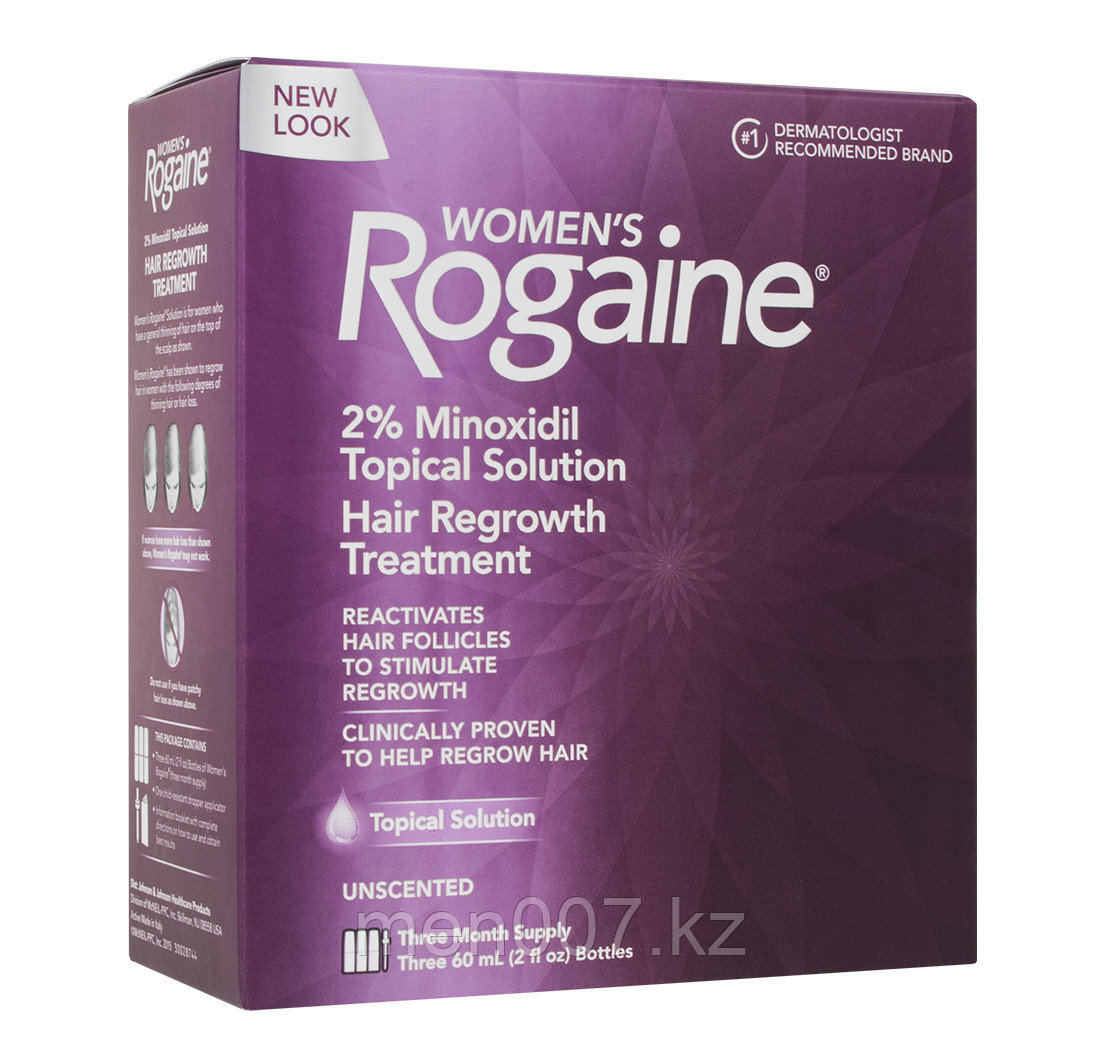 Minoxidil Rogaine 2% (Миноксидил Рогейн Рогаин 2%) (женский лосьон)
