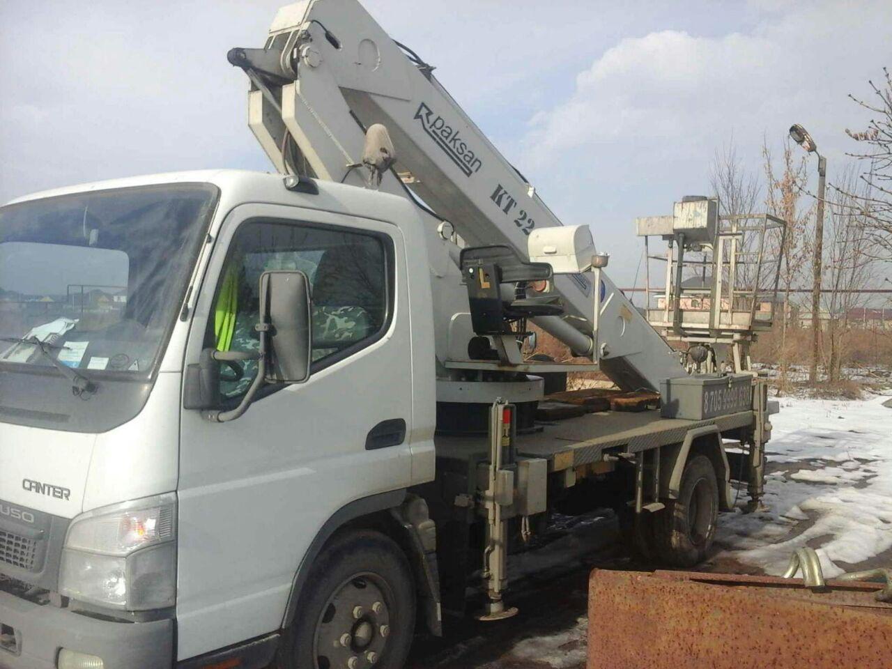 Аренда автовышки АГП Mitsubishi Canter 22 метра в Алматы