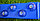 Обруч гимнастический магнитный (хула хуп) из 8 разборных частей 1,8 кг сине-белый, фото 6