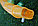 Обруч гимнастический магнитный (хула хуп) из 8 разборных частей 1.3 кг бело-оранжевый, фото 4