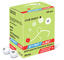 Мячи для настольного тенниса  CLUB SELECT 1*, 120 мячей в упаковке, белые