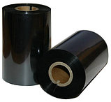 Риббон (ролик) ВОСК (wax Standart) Black 105mm*100m*25,4mm*Ink outside, фото 2