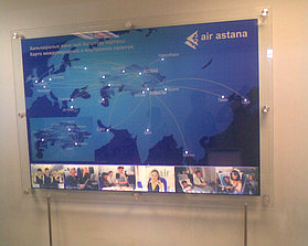 Карта Air Astana. 1