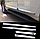Боковые молдинги дверей на Land Cruiser Prado 150 2010-20 дизайн 2021 хромированные, фото 3