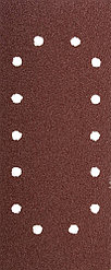 Листы шлифовальные ЗУБР "МАСТЕР", 14 отверстий, для ПШМ на зажимах, 115х280мм, 5шт