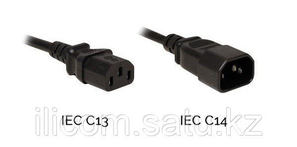 Кабель питания, power cord C14-C13, 3x1.5mm², 2 метра - фото 2 - id-p54461619