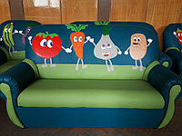 Мягкая детская мебель «Овощи»
