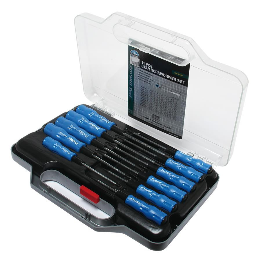 Pro`sKit 1SD-2119N Набор звездообразных отверток (11 шт.)