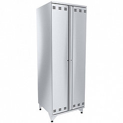 Шкаф для хлеба двери распашные окраш (10 полок из н/стали), сварной ШКХ-Р-О (660х640х1950(1970)мм
