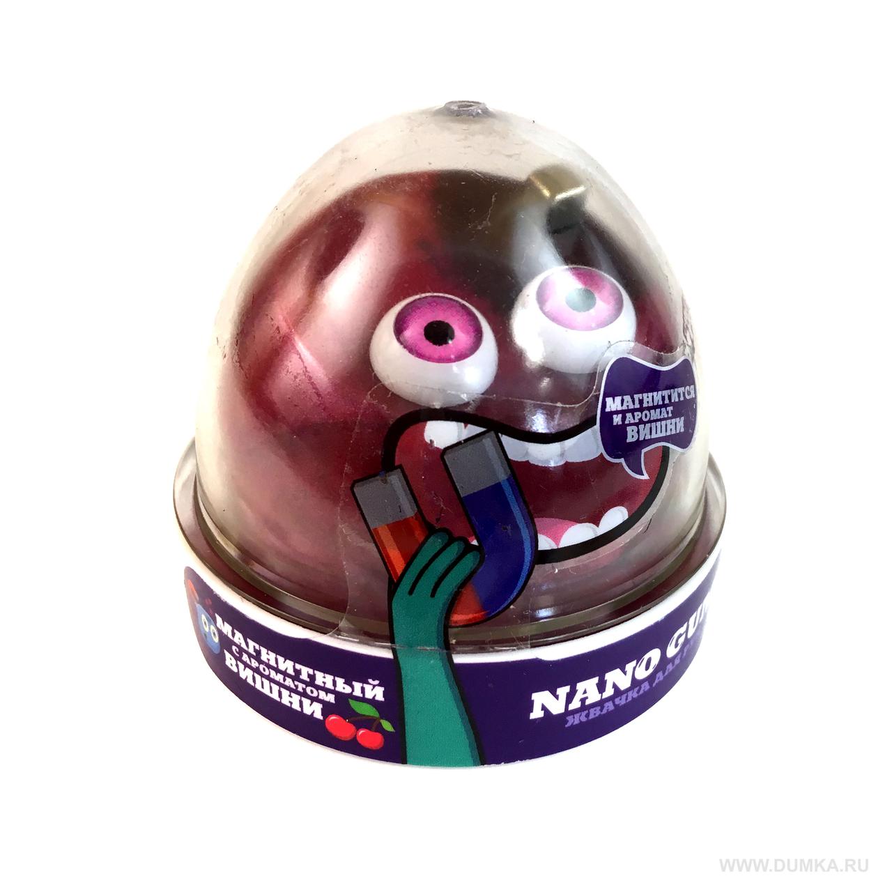 Жвачка для рук NanoGum - Магнитный, Аромат вишни, 50 гр
