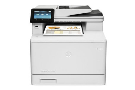 Лазерный Цветной принтер-сканер-копир МФУ HP M477fdw CF379A Color LaserJet Pro(МФП), фото 2