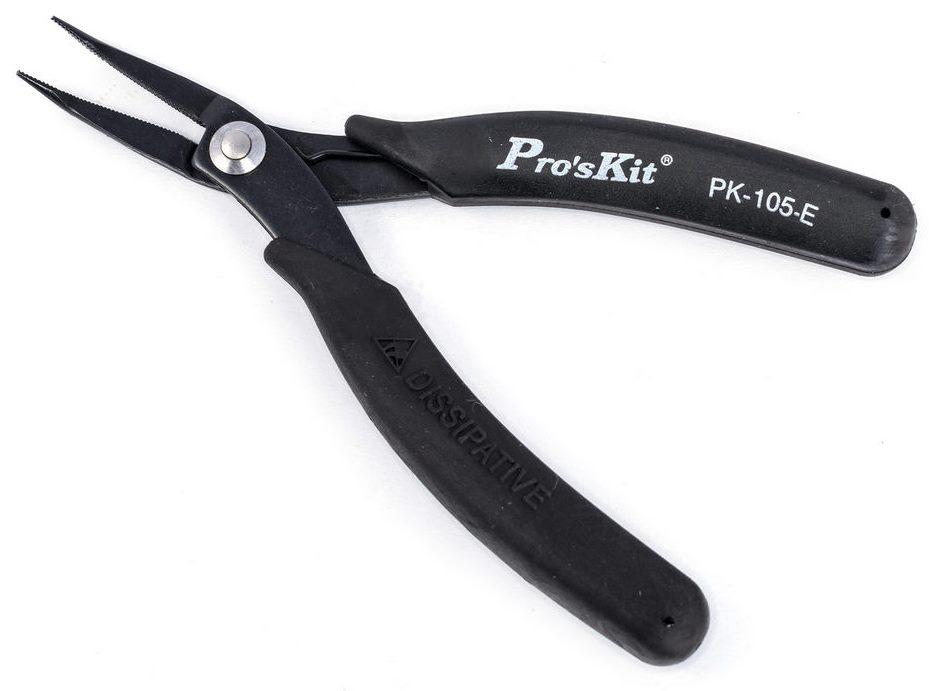 Pro`sKit 1PK-105-E Кривогубцы  антистатические, 145 мм, фото 1